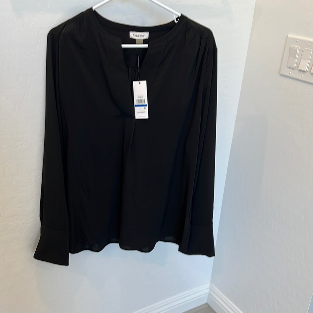Calvin Klein black dress shirt